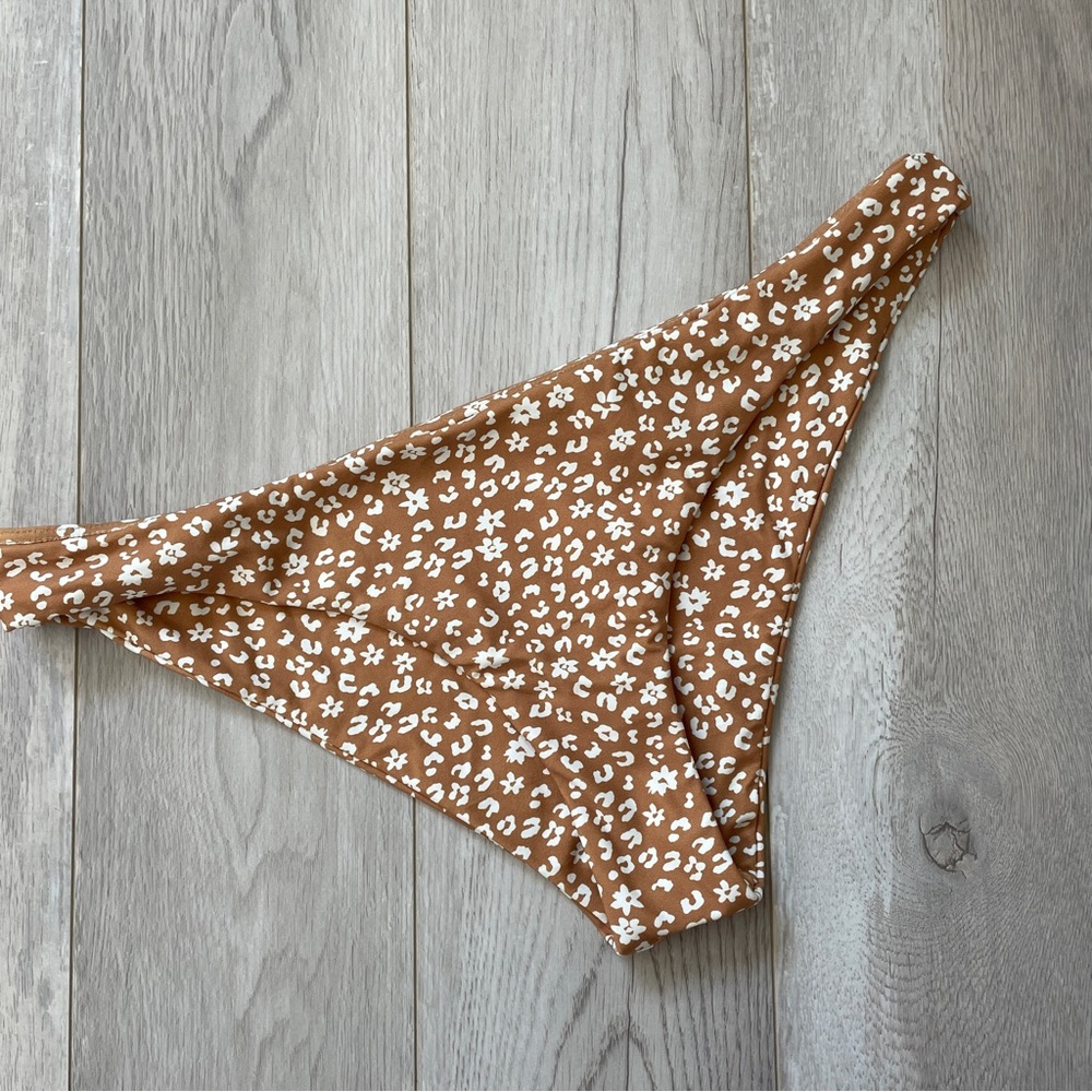 Midori Bikini Bottoms Floral Brown (xlarge) swim beach summer cute